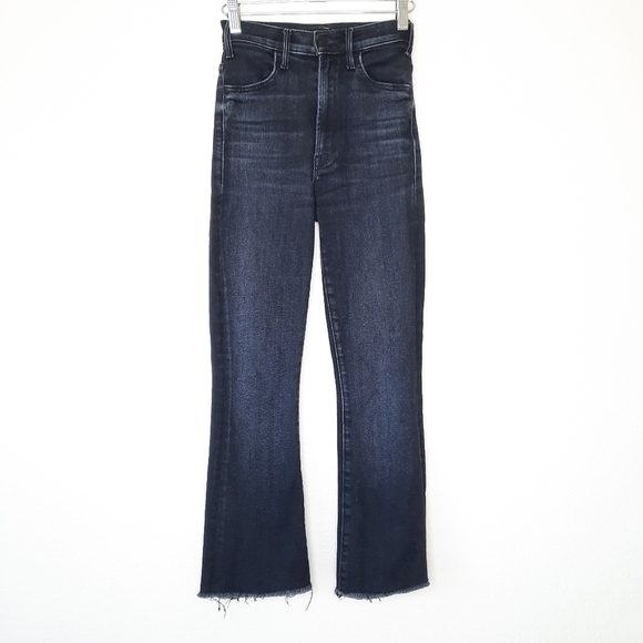 Mother Encounters At Night The Hustler Ankle Fray Jeans 23 - Picture 4 of 10